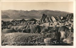 Gower Gulch, Zabriskie Point near Furnace Creek Inn Death Valley, CA Willard Postcard Postcard Postcard