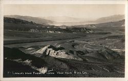 Looking Down Furnace Creek Wash from Ryan Postcard