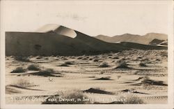 Sand Dunes Near Dumont in South Postcard