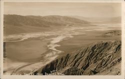 Death Valley from Dantes' View Postcard