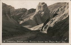 Corkscrew Canyon Near furnace Creek Inn Postcard