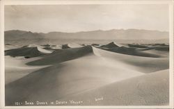 101-Sand Dunes in Death Valley Postcard