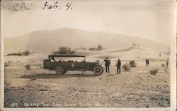 Seeing the Sand Dunes on Tour Car 1924 Death Valley, CA Willard Postcard Postcard Postcard