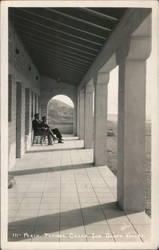 Porch - Turner Creek Inin Postcard