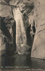 Waterfall Tahquitz Canyon Near Palm Springs Postcard