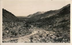 Out of Palm Canyon Near Palm Springs Postcard