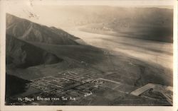 Aerial View of the City Palm Springs, CA Willard Postcard Postcard Postcard