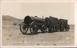 Old 20 Mule Team Borax Wagon Postcard