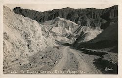 In Golden Canyon, Death Valley, California Postcard