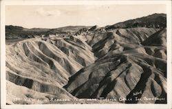 View from Zabriskie Point, Near Furnace Creek Inn Death Valley, CA Willard Postcard Postcard Postcard