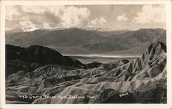 Death Valley From Zabriski Point California Willard Postcard Postcard Postcard