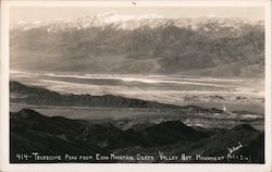 Telescope Peak from Echo Mountain, Death Valley National Monument Postcard