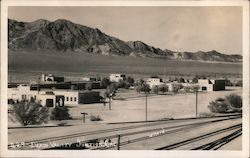 Aerial View of the Town Death Valley Junction, CA Willard Postcard Postcard Postcard