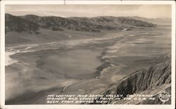 Mount Whitney and Death Valley, California Highest and Lowest point in the U.S.A. as seen from Dantes View Postcard Postcard Postcard