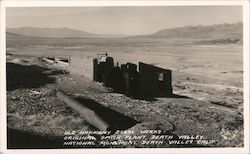 Old Harmony Borax Works - Original Smith Plant, Death Valley National Monument Postcard