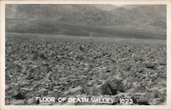 Floor of Death Valley California Postcard Postcard Postcard