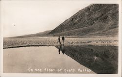 On the Floor of Death Valley Postcard