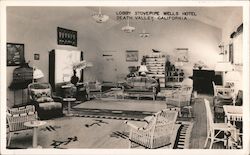 Lobby Stovepipe Wells Hotel Death Valley California Postcard Postcard Postcard