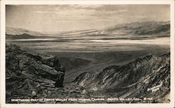 Northern Part of Death Valley from Mosaic Canyon Postcard