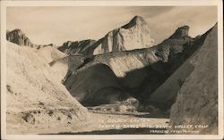 In Golden Canyon Funeral Range Mountains Death Valley, California Postcard Postcard Postcard