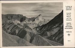 Looking Up Golden Canyon Postcard