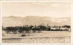 Historic 20 Mule Team and Borax Smith Outfits Death Valley National Monument, Death Valley, Calif. California Postcard Postcard Postcard