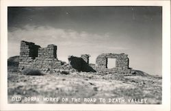 Old Borax Works on the Road to Death Valley California Postcard Postcard Postcard