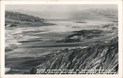 Floor of Death Valley as Seen from Dante's View California Postcard Postcard Postcard