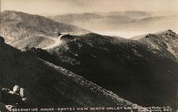 Observation House - Dantes View Death Valley, CA Postcard Postcard Postcard