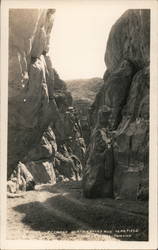 Canyon between Death Valley and Leadfield California Postcard Postcard Postcard