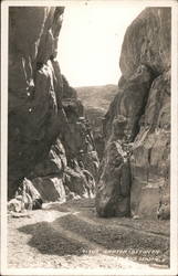 The Canyon between Death Valley and Leadfield Postcard