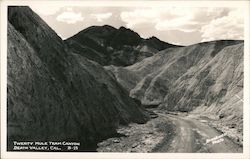 Twenty Mule Team Canyon Death Valley, CA Postcard Postcard Postcard