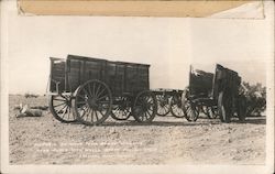 Historic 20 Mule Team Borax Wagons, near Stove Pipe Wells, Death Valley California Postcard Postcard Postcard