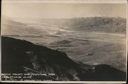 Death valley and Telescope Peak from Chloride Cliff Postcard