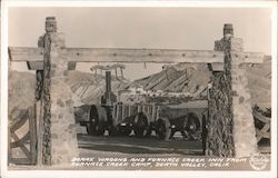 Borax Wagons and Furnace Creek Inn from Furnace Creek Camp Death Valley, CA Postcard Postcard Postcard