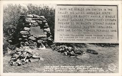 The Last Resting Place of James Dayton and Shorty Harris Death Valley, CA Postcard Postcard Postcard