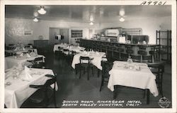 Dining Room, Amargosa hotel, Death Valley Junction, Calif. Postcard