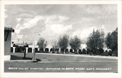 Death Valley Junction - Entrance to Death Valley National Monument California Postcard Postcard Postcard