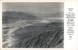 Dantes View Death Valley, CA Postcard Postcard Postcard