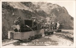 Baby Gauge railroad Old Borax Mines Death Valley, CA Postcard Postcard Postcard