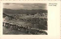 Zabriskie Point Death Valley California Postcard Postcard Postcard