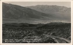 Vie from Hells Gate of Stove Pipe Wells, Death Valley, California Postcard Postcard Postcard