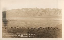 Sand Dunes Stove Pipe Wells Death Valley, CA Postcard Postcard Postcard