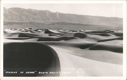 Ocean of Sands Death Valley, CA Postcard Postcard Postcard