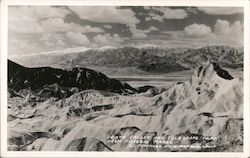 Death Valley and telescope Peak from Funeral Range Postcard