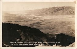 Death Valley and Telescope Peak from Chloride Cliff California Postcard Postcard Postcard