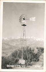 Bennett's Well Oil Wells Postcard Postcard Postcard