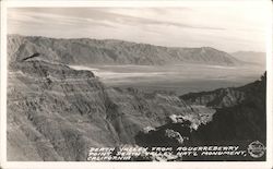 Death Valley from Aguereberry Point California Postcard Postcard Postcard