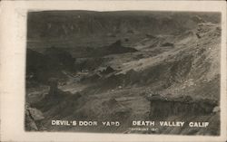 Devil's Door Yard Death Valley, CA Postcard Postcard Postcard