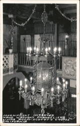 Magnificent Imported Hand Wrought Chandelier - Living Room - Scotty's Castle Death Valley, CA Postcard Postcard Postcard